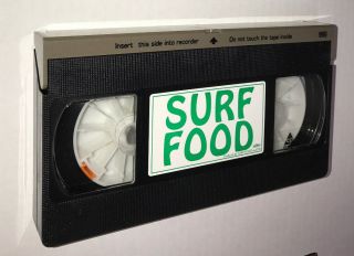 Rare Vtg Surf Food Vol 3 Vhs Surfing Video Endless Kelly Slater Pipeline Masters