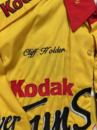 Vintage NASCAR 80s 90s Kodak Racing Pit Crew Uniform Jersey Race Rare Large 2