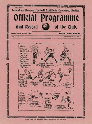 Rare Pre - Ww2 Football Programme Tottenham Hotspur V Newcastle United 1938