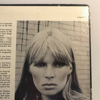 NICO Chelsea Girl LP Verve 1967 Stereo V6/5032 Rare Misprint IN SHRINK VG,  NM - 4