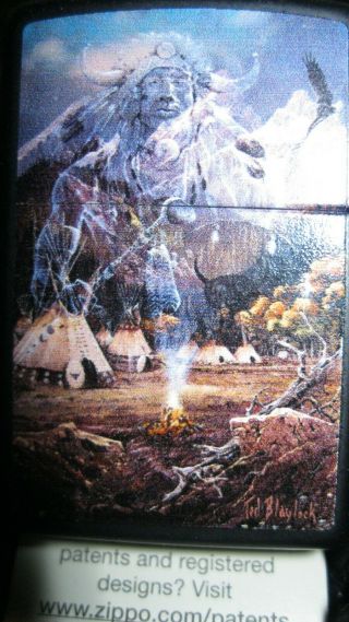 Zippo Rare Spirit Of The Flame By Ted Blaylock 2012