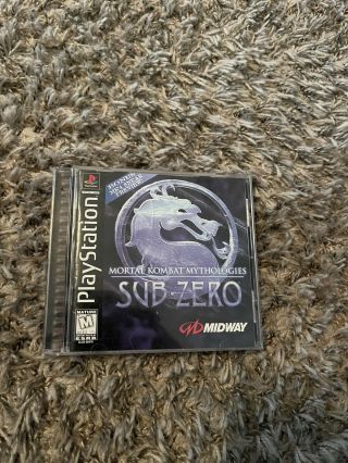 Mortal Kombat Mythologies: Sub Zero Rare Ps1 (sony Playstation 1,  1997)