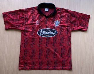 Vintage Rare Bury League Away Football Shirt Soccer Jersey 1997 - 1998 Large