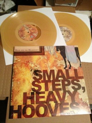 Dear And The Headlights Small Steps Heavy Hooves Gold Vinyl Rare Nm/nm