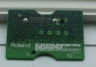 Rare Roland Vintage Synth Sr Jv80 - 04 Expansion Sound Card Board