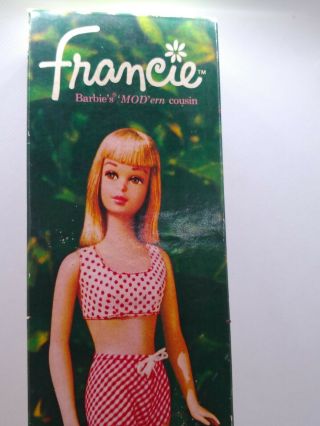 Vintage Barbie Francie Dressed Box Blonde Japanese Exclusive VERY RARE 2