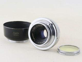 Asahi Kogaku 50mm F 3.  5 Lens.  Rare For Asahiflex " - " From Japan 5731