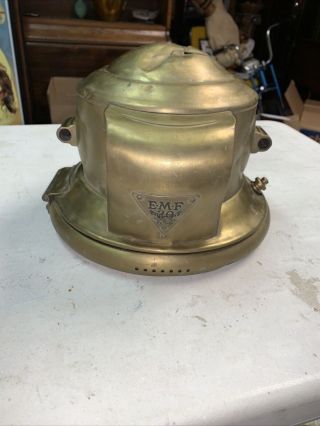 Rare Antique Brass Era E&j Model Emf Carbide Headlight Headlamp Studebaker