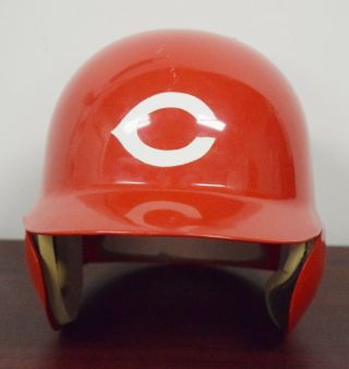 Cincinnati Reds Official Abc Mlb Baseball Game Issued Batting Helmet Rare Je082