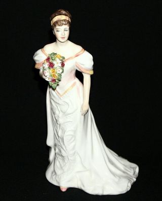 Rare Vintage Royal Doulton 1996 " Bride Of The Year " Figurine Hn 3758 No Res