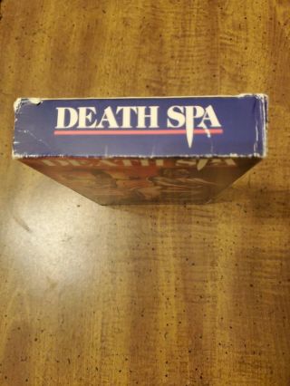 Death Spa Gore VHS Halloween Horror OOP HTF Uncut Unedited RARE Edition MPI 5