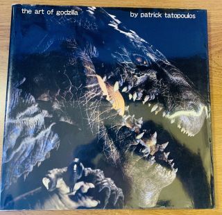Ultra Rare 1998 The Art Of Godzilla Gino Patrick Tatopoulos Book X - Plus Bandai