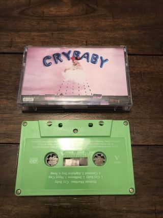 Melanie Martinez Cry Baby Crybaby Cassette Green Rare (artist Of Dollhouse Vinyl