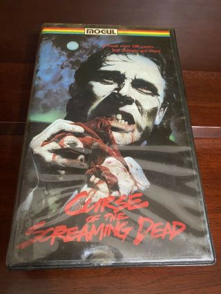 Curse Of The Screaming Dead Rare Vintage Vhs Clamshell Case