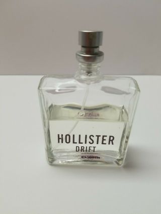 Rare Mens Hollister & Co Drift Cologne 1.  7 Fl.  Oz 50ml Large Authentic 60 Full