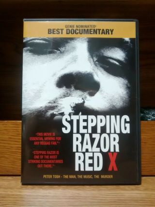 Stepping Razor Red X Dvd Region 1 Rare Out Of Print Peter Tosh Documentary