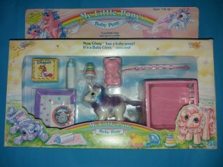 Very Rare Vintage G1 1985 My Little Pony Baby Surprise Factory