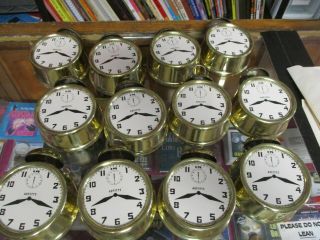 Very Rare Abbott Multiplying / Nesting Clocks Brass Set Of 12