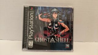 Ghost In The Shell (ps1,  1997) Cib W/registration Card,  Rare
