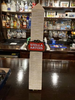 Stella Artois Beer Bar Tap Handle Man Cave Rare Washington Dc Monument