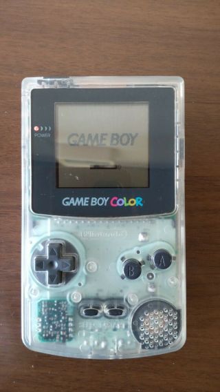 Japan Nintendo Gameboy Color Clear Console Very Rare