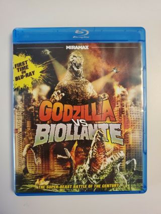 Godzilla Vs.  Biollante Rare Kaiju,  Fist Time On Blu Ray Sci - Fi (blu - Ray 2012)