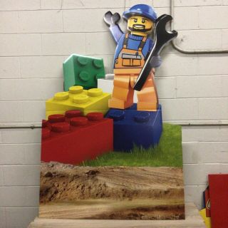 Lego Toys R Us Store Display Sign 48 " X73 " Rare Shelf 1