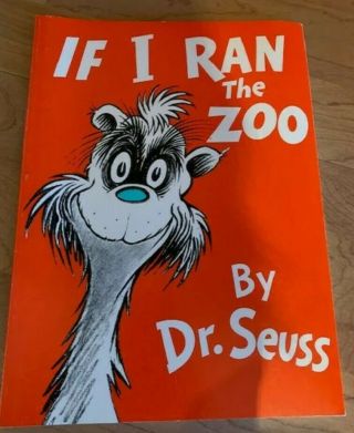 If I Ran The Dr.  Seuss - Rare - Paperback - Usps Priority