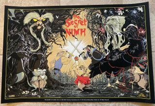The Secret Of Nimh Movie Poster Art Print Mark Lone Don Bluth 1980s Rare Mondo