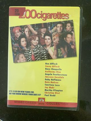 200 Cigarettes (1999) Dvd Rare Oop Authentic Region 1
