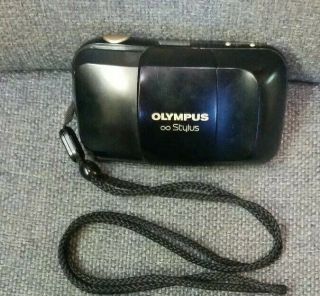 Rare Olympus Stylus 35mm Point & Shoot Film Camera - Quartz Date 2