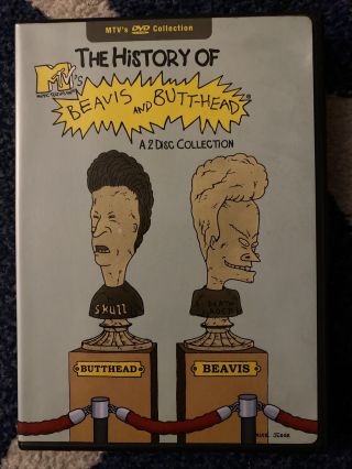 History Of Beavis And Butt - Head (dvd,  2002,  2 - Disc Set) Very Rare