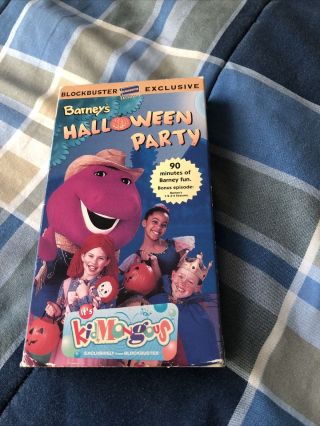 Barney’s Halloween Party Rare Vhs