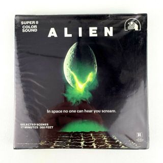 Alien 8mm Film Reel Ridley Scott 1979 Collectible Rare Select Scenes