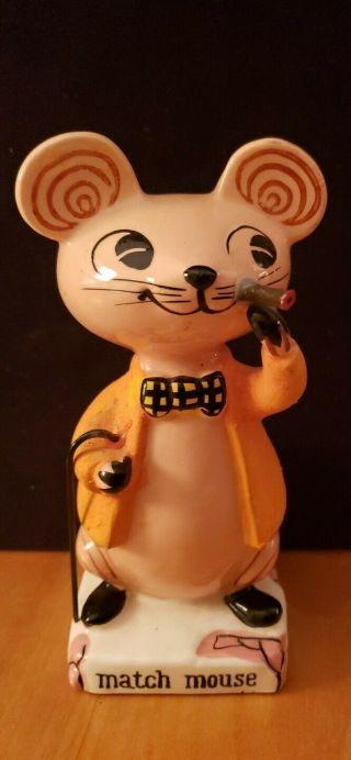 Rare Vintage Holt Howard Merry Mouse Match Cigarette Pixieware Smokeware