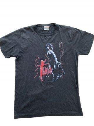 Vintage Tina Turner T - Shirt Vtg Rare 80s Pop R&b Tour Shirt