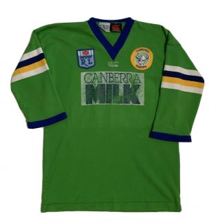 Vintage Canberra Raiders Australian Rugby League Jersey Size Xxl Rare