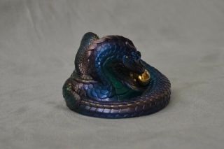 Rare Mother Coiled Dragon,  Peacock.  Windstone Editions,  Dragons 511 - P.