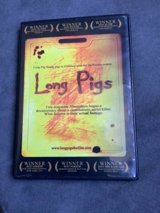 Long Pigs - Rare Oop Dvd.  Unrated Edition