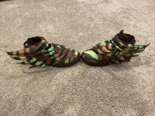 Adidas Jeremy Scott Wings 3.  0,  Camo S77804,  Camouflage,  Size 10,  Rare