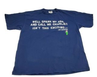 South Park T - Shirt Mr.  Garrison Spank Me And Call Me Charlie 1998 Rare Size Xl