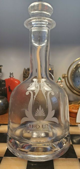 Cabo Uno Wabo Tequila Bottle (empty) Rare Sammy Hagar Limited Edition Vintage