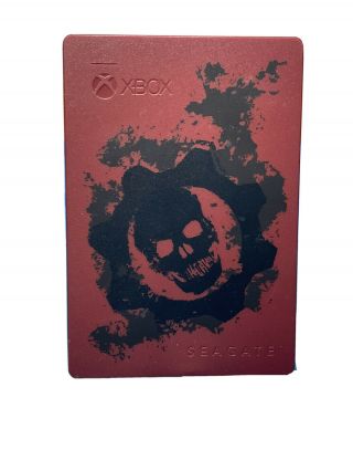 Seagate Game Drive For Xbox Gears Of War 4 Special Edition 2tb Htf Rare