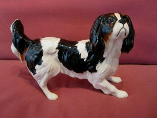 Wonderful Rare Beswick Dog Figurine Tricolour Cavalier King Charles Spaniel 3155