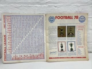 Vintage Complete Panini Football 78 Sticker Album - Rare example 1978 2