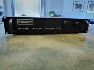 Vintage Ultra Rare Acoustat Rp - 2 Reference Preamplifier Rack Mount Usa Repair