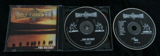 Rare Bolt Thrower For Victory 2 X Cd 1994 Asphyx Benediction Death Metal Autopsy
