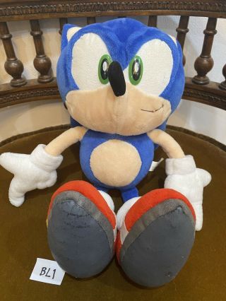 Rare Sega Sonic X Project The Hedgehog 2003 Japan 11” Plush Fighters