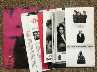 V.  Rare Inxs Usa Promo Media Press Pack Photos 1992 Welcome To Wherever You Are
