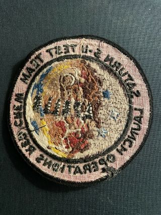 RARE Apollo Saturn S 11 Test Team Launch Operations Patch Only Made For Crew 2